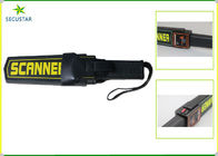 Leather Belt Handy Battery Charger Hand Held Metal Detector With Alarm Indication Light supplier