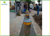 Traffic Collapsible Automatic Rising Bollards , Drop Down Bollards Easily Assembled supplier