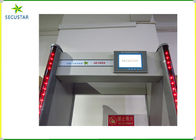 33 Detection Zone Walk Through Gate Metal Detector LCD Screen Display Aluminum supplier