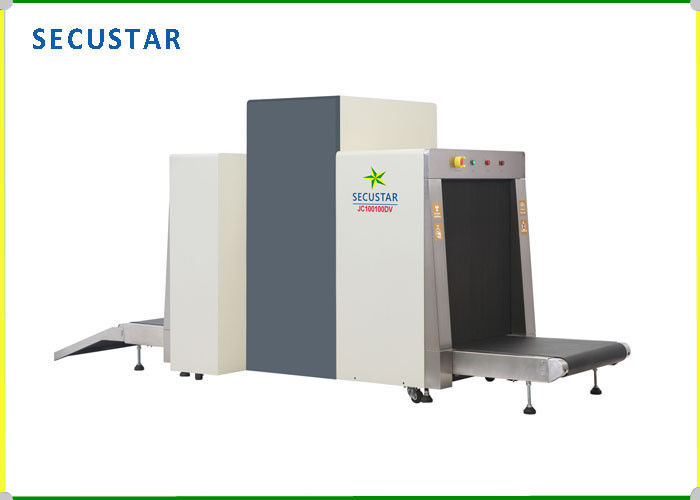 Big tunnel size dual views x ray baggage and luggage scanners with control desk from secustar factory supplier