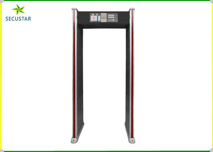 6 Detection Zones Walk Through Security Metal Detector Led Alarm In Hotel Gate supplier