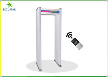 Remote Control Walk Through Metal Detector Gate 6 Zones With Led Digital Count