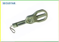 Grey Hand Held Metal Detector Super Scanner With Sound And Vibration Alarm Function supplier