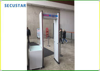 Remote Control Walk Through Metal Detector Gate 6 Zones With Led Digital Count supplier