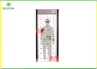 Aluminium Door Frame Metal Detectors 33 Pinpoint Zones Alarm With Key Switch supplier