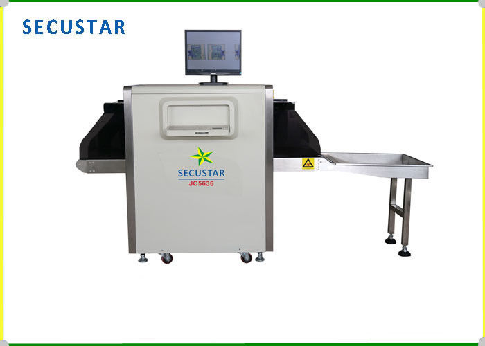 JC5636 X Ray Scanner Baggage Scan X Ray Parcel Scanners With Extension Trays For Exit supplier