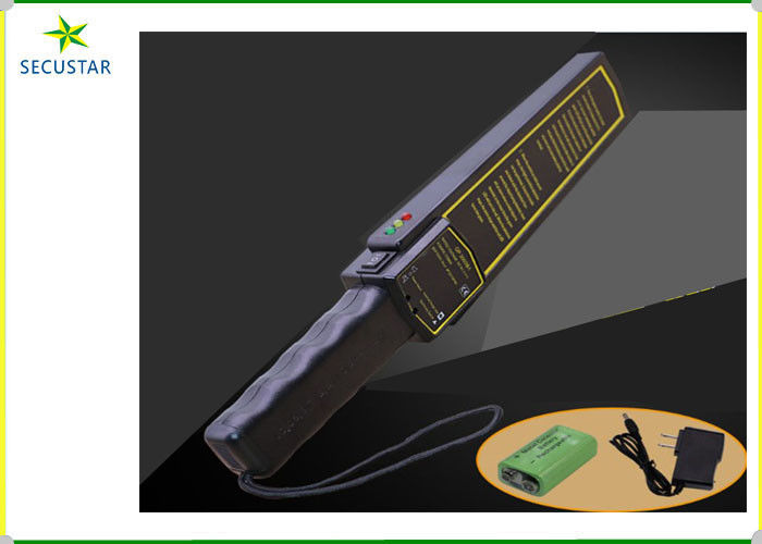 Sefeguard Portable Metal Detector ABS Rubber Material With Sound / Vibration Alarm supplier