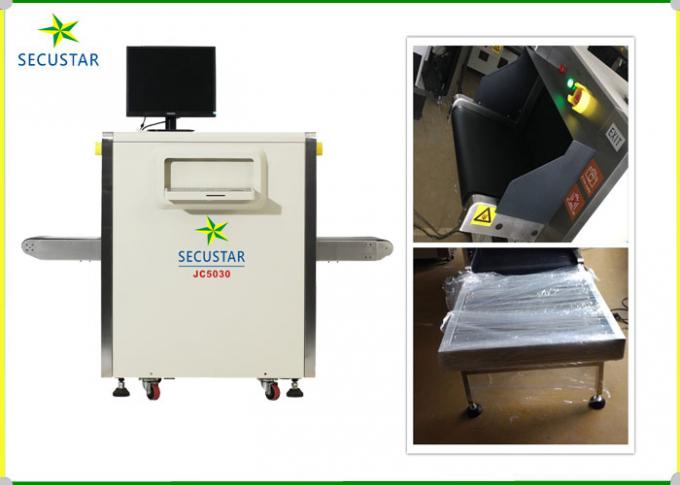 Single Energy Color Image X Ray Screening Machine , Airport Baggage Scanner Machine 1