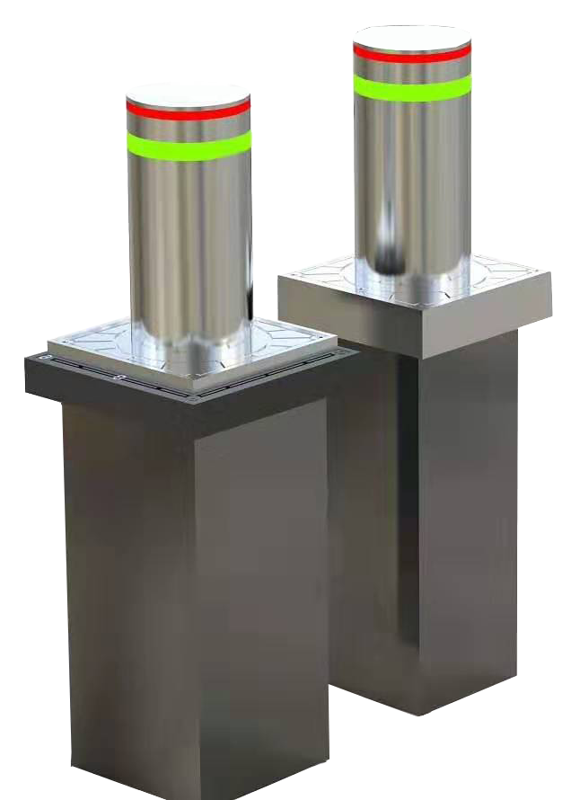 Hydraulic Automatic Rising Bollards Stainless Steel Security Gate System 1