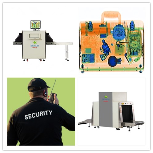 Advanced Detection Alarm System Baggage X Ray Machine With Control Monitor Desk 2