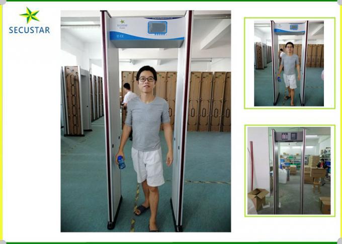 Sound And Led Alarm Walk Through Body Scanner 24 Zone With Dangerous Metal Object Detection 1